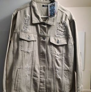Khaki Denim Jacket
